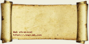 Milja Pribanović vizit kartica